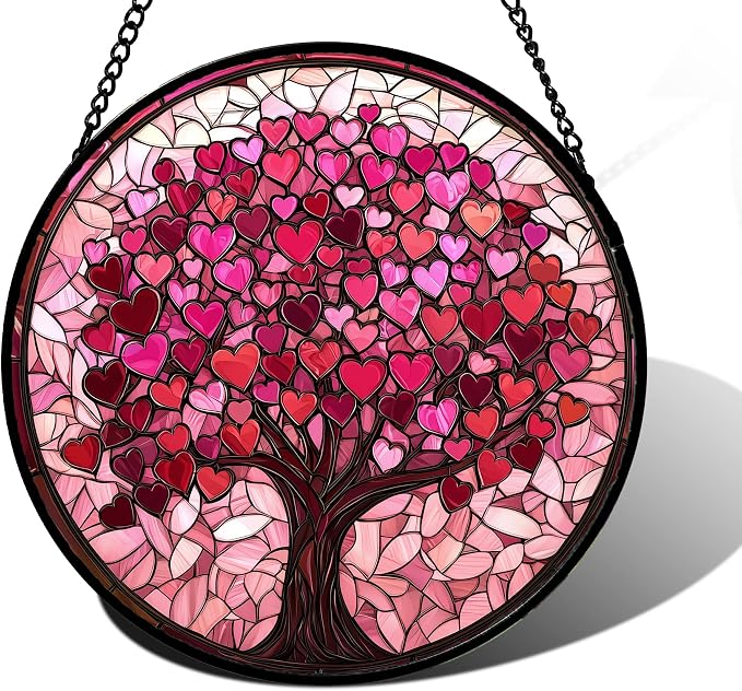 Stained Glass Window Hanging, Birthday Gifts by DASTOLL