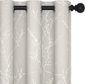 Deconovo Living Room Curtains 63 Inches Long, Thermal Insulated, Room Darkening by Unknown