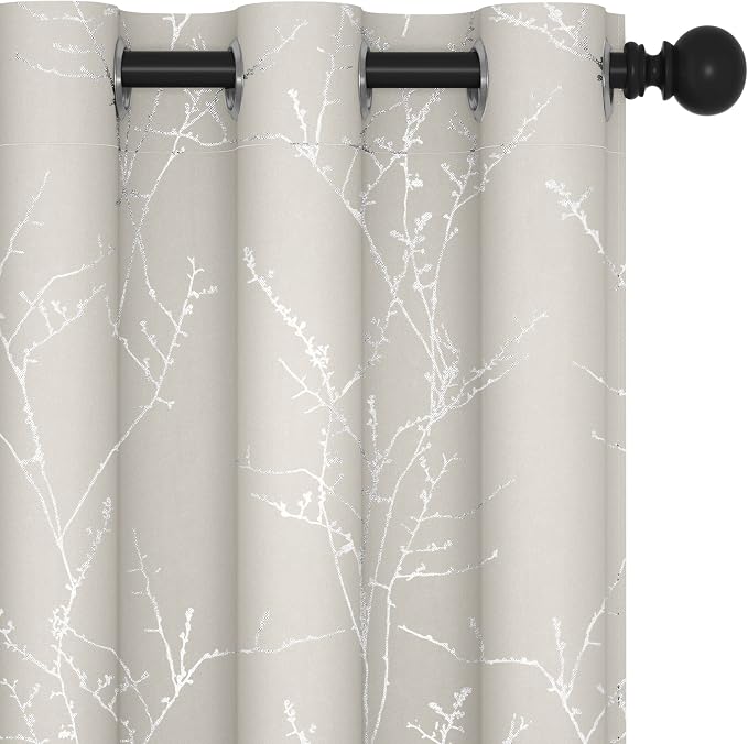Deconovo Living Room Curtains 54 Inches Long, Thermal Insulated, Room Darkening by Unknown