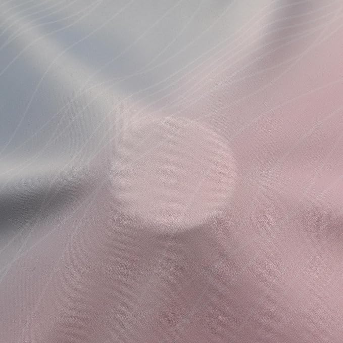 Ombre Gray and Pink Blackout Curtains 63 Inch Length 2 Panels, Full Light - Image 8