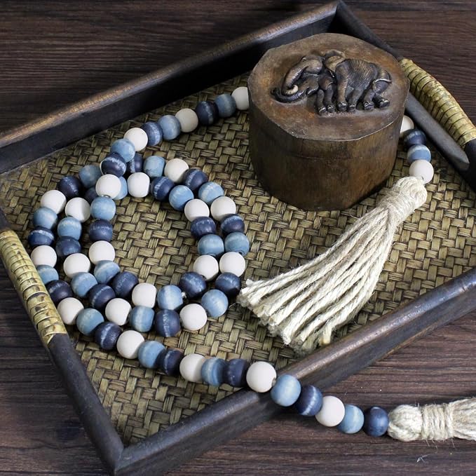CVHOMEDECO. Wood Beads Garland - Image 7