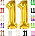 KatchOn Gold Number 11 Balloon 40 Inch, 11th Birthday Balloon Decor | 11th by KatchOn