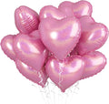 Biapian Light Pink Heart Balloons, 18inch Pastel Pink Love Heart Balloons by BIAPIAN