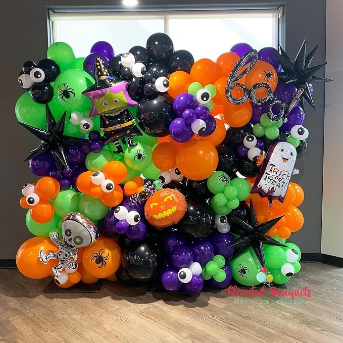 Halloween Balloon Arch Garland Kit, Big DIY Spider Balloon, Ghost Skull Foil - Image 7
