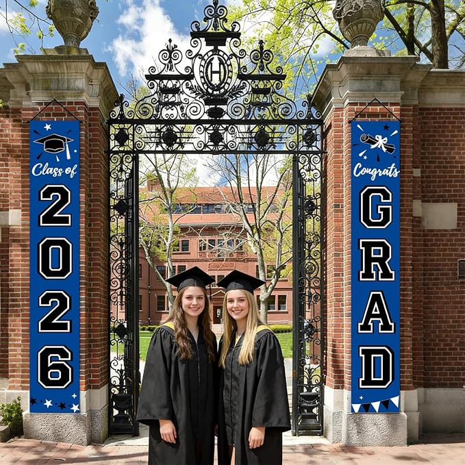 Graduation Decorations 2026, Graduation Banner Class of 2026, Congrats Grad - Image 4