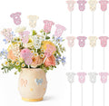 TICIAGA Cielito Lindo Bodysuit Wooden Picks Baby Shower Floral Vase Decor | by TICIAGA