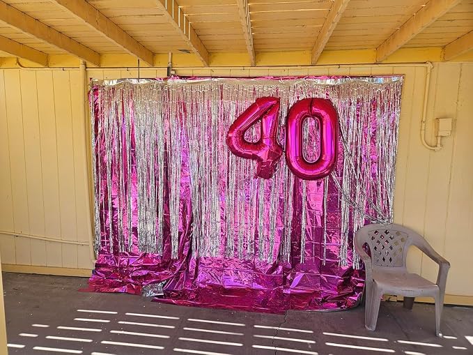 40 Inch Hot Pink Number 3 Balloon, 3rd Birthday Party Decorations | 40 Inch Hot - Image 8