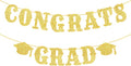 KatchOn Glitter Gold Congrats Grad Banner 2026, Graduation Decoration 2026 | No by KatchOn