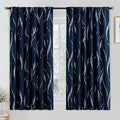 Yakamok Navy Blue Blackout Curtains by Yakamok