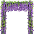 Findosom 10Pcs Total 72FT Wisteria Artificial Flowers Garland by Findosom