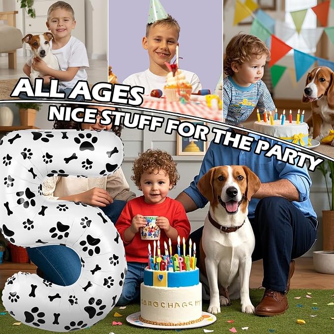 40 Inch Dog Foil Birthday Balloons - Image 7