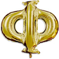 Phi - Greek Letter Balloon - Large 33" x 30" Gold Foil Balloon by SororityShop