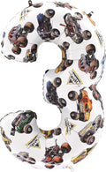 Toyland® 26" Monster Jam™ Number 3 Foil Balloon by Toyland