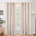 BGment Camel Curtains for Living Room 96 Inches Long, Natural French Country by BGment