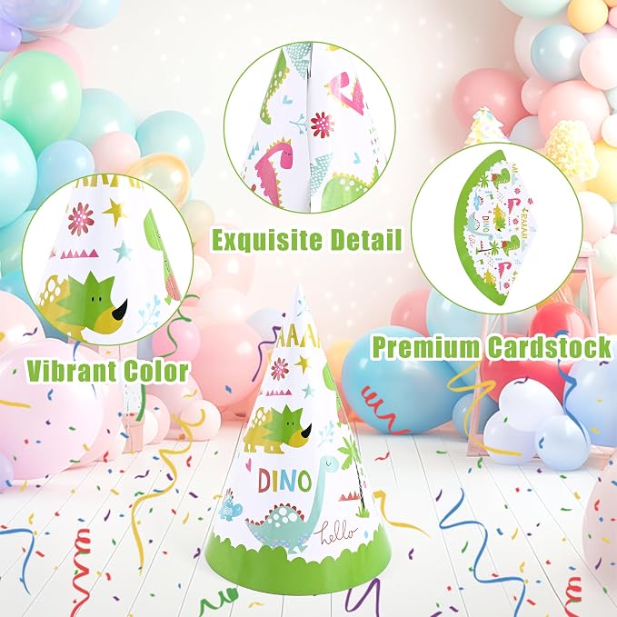 CANREVEL 12 PCS Party Hats for Adults and Kids, Party Headwear | Birthday - Image 6