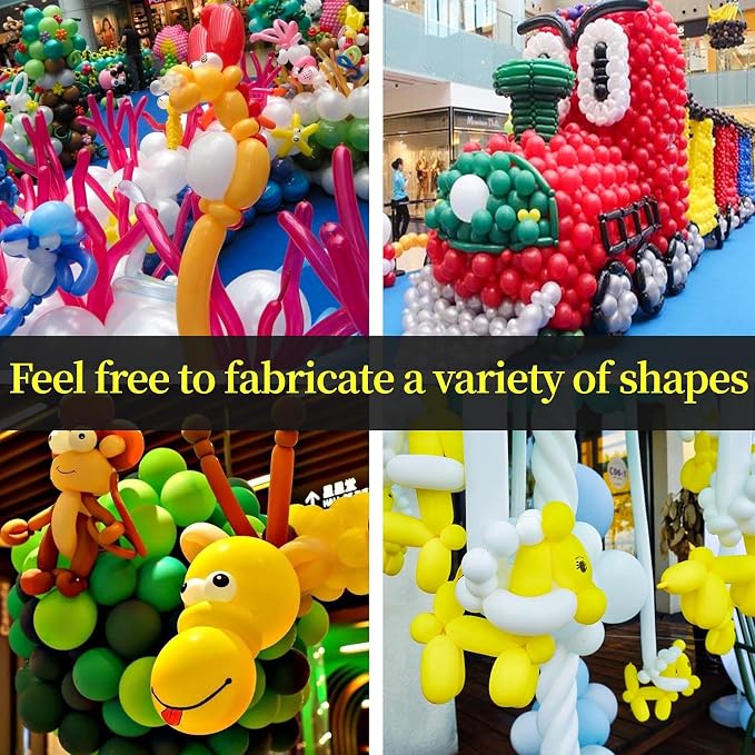 100Pcs clear 260 Balloons Clear Long Skinny Latex Balloon - Image 7