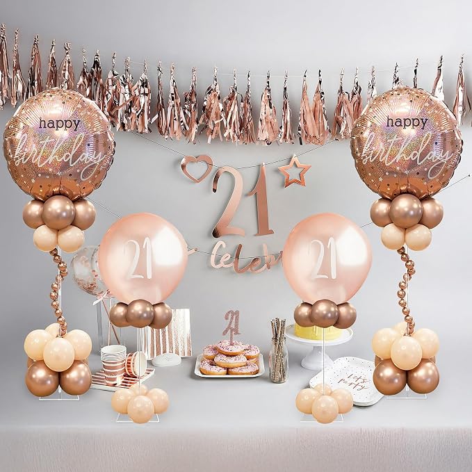 Acrylic Balloon Stands for Table Centerpieces Reusable 31.5 Inches 4PCS | - Image 4