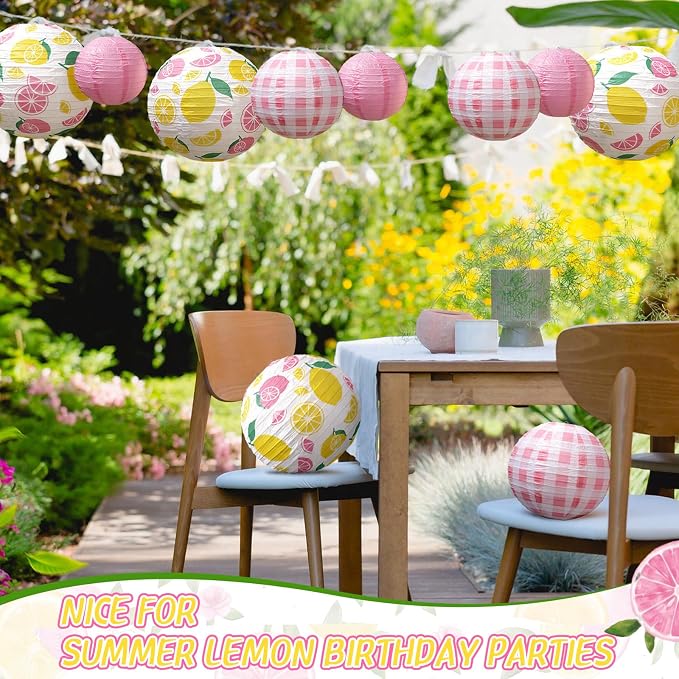 Baquler 12 Pcs Paper Lanterns Party Decorations, Hanging Paper Lanterns in 3 - Image 3
