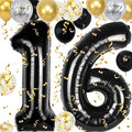 16th Birthday Decorations for Boys, 40 inch 16 Balloon Numbers by Unknown