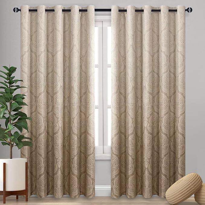 DWCN Ombre Blackout Curtains 84 Inch Length by DWCN