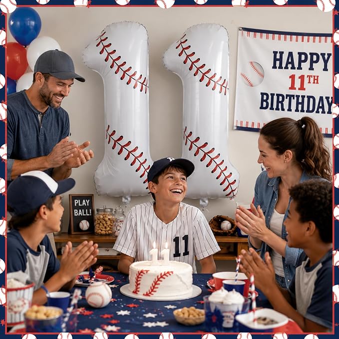 Baseball Birthday Decor, Sport Themed | Party Decorations - Image 4