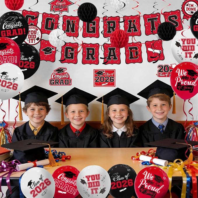 2026 Graduation Party Supplies Kit - Image 4