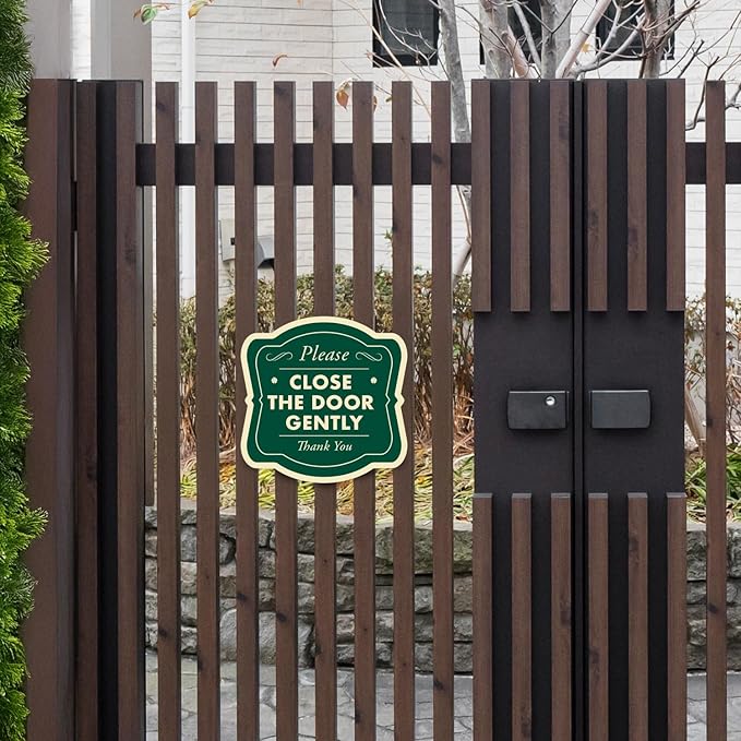 Custom Decorative Outdoor Metal Sign - Personalized Aluminum Driveway Sign, Waterproof, Made in USA - Design 3 Forest Green 8x8 In