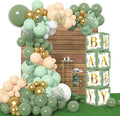 Amandir 145Pcs Sage Green Balloon Garland Kit Baby Shower Decorations | Olive by Amandir