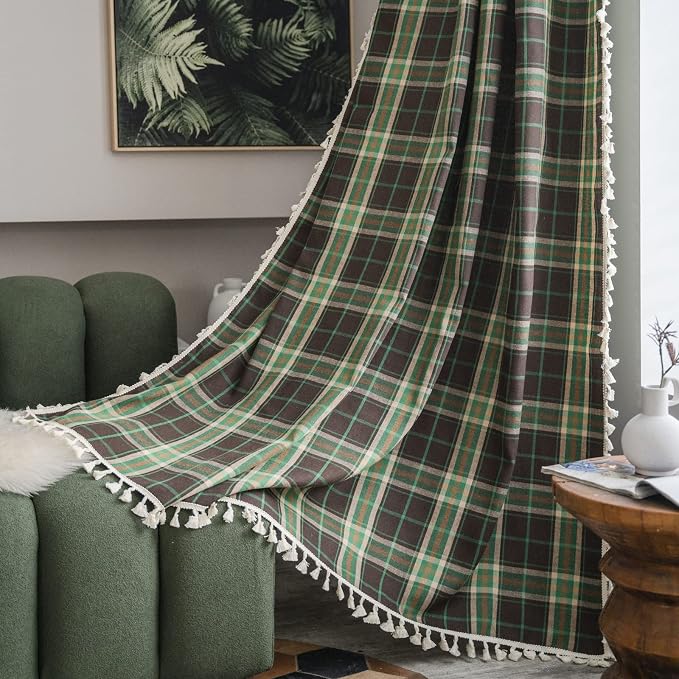 Sutuo Home Boho Curtains for Bedroom 84 Inch Length, Light Filtering Country by SutuoHome
