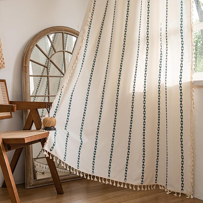 Sutuo Home Boho Curtains 84 Inches Long - Image 2