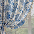 F-CHU Bohemian Curtains for Bedroom 63 Inch Length French Country Floral Drapes by F-CHU