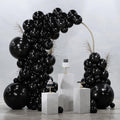 PartyWoo Black Balloons 128pcs Different Sizes of 18 12 10 5 Inch | Balloons by PartyWoo