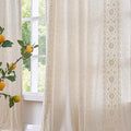 jinchan Floral Linen Curtains by JINCHAN