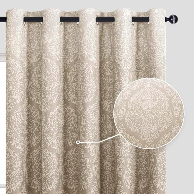 DWCN Ombre Room Darkening Blackout Curtains - Image 2