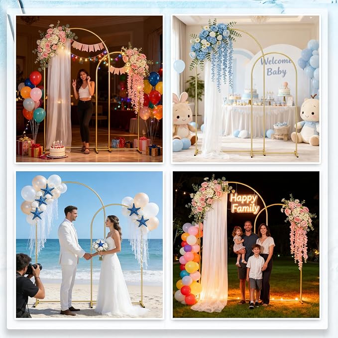 Arch Backdrop Stand 7.2FT+6FT Arcos para Decoracion De Fiestas Balloon Arch - Image 5