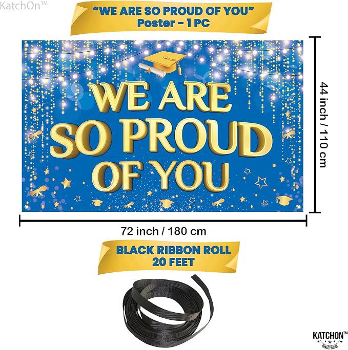 KatchOn, We are So Proud of You Banner Blue - Image 4