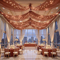 6 Panels Terracotta Ceiling Curtains by Unknown