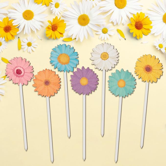 TICIAGA Spring Sunflower Wooden Picks - Image 3