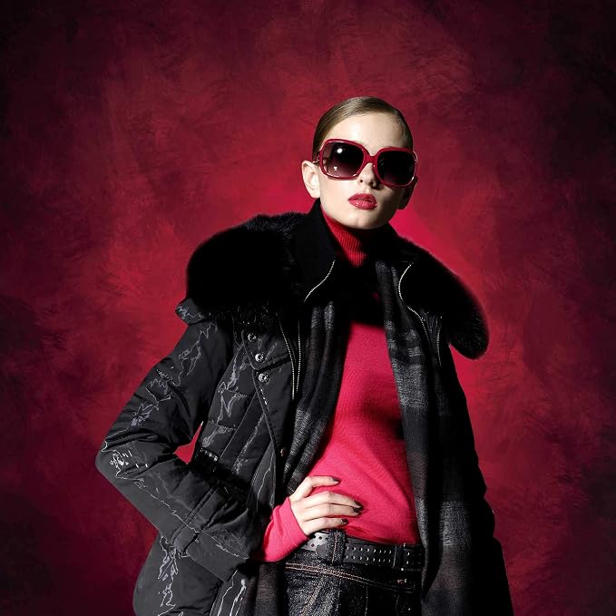 8X10ft Abstract Red Portrait Photography Backdrops - Image 4