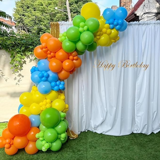 Lime Green Balloons Different Sizes 135pcs 18 12 10 5 Inch Light Green Balloon - Image 5