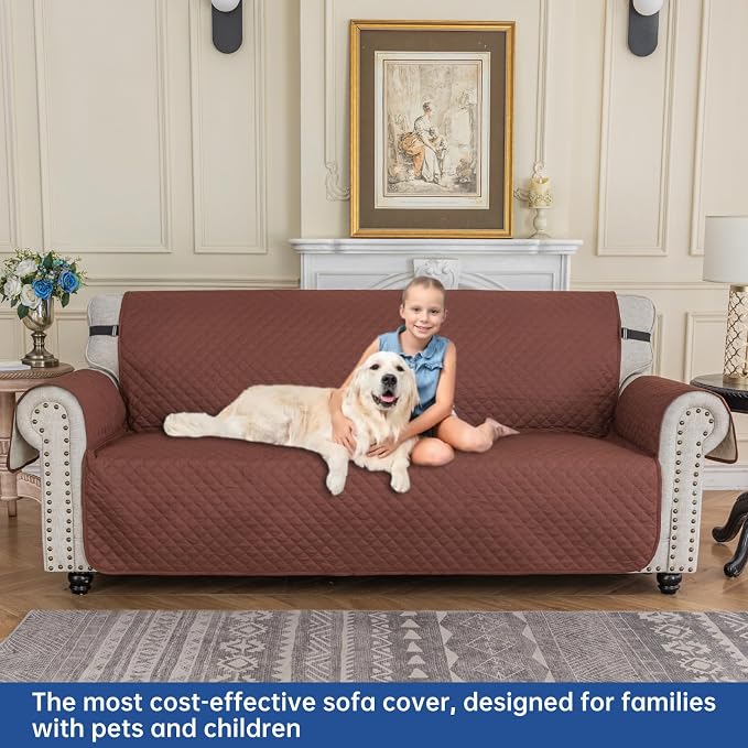 XINEAGE Quilted Sofa Cover Waterproof Couch Covers - Image 2