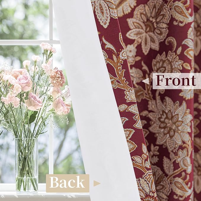 Loom and Mill Vintage Damask Curtains - Image 3