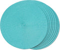 FunWheat Round Braided Placemats Set of 8 Place Mats by FunWheat