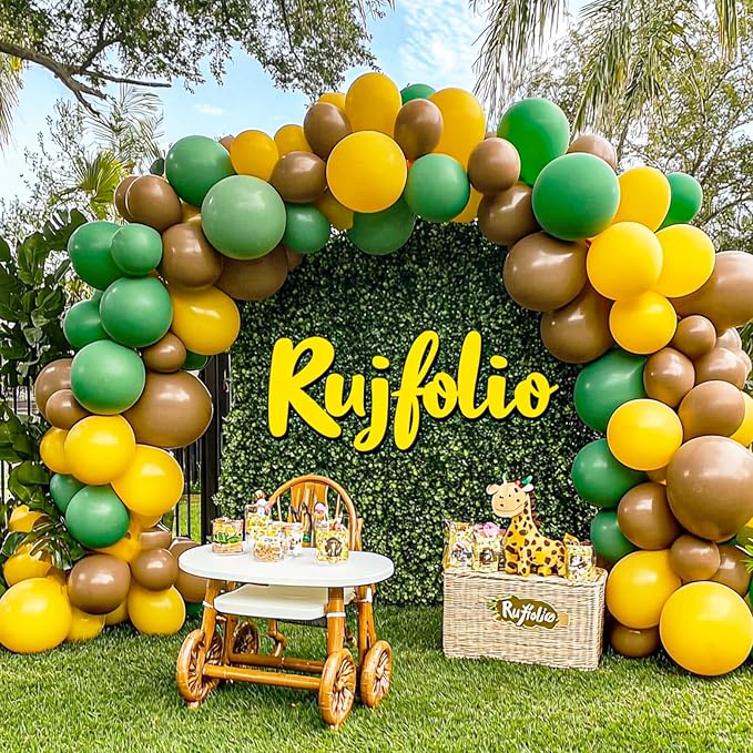RUBFAC Yellow Balloons Different Sizes 105pcs 5/10/12/18 Inch Yellow Balloon - Image 5