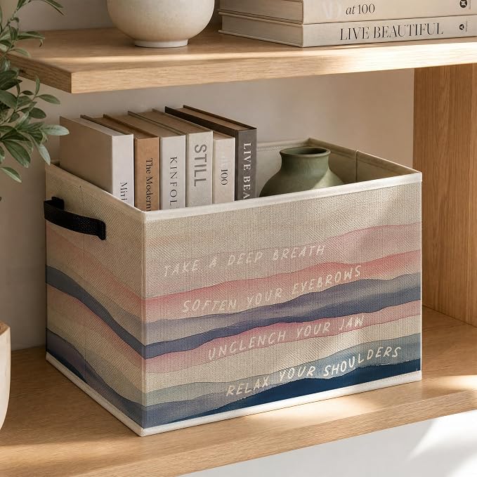 Abstract Mental Health Office Storage Basket - Image 3