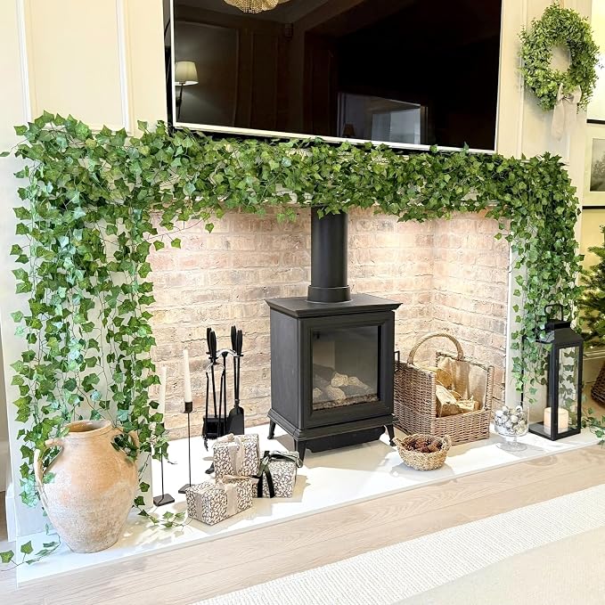 72 Pack 504Ft Artificial Ivy Fake Vines, Ivy Garland Greenery Garland Fake - Image 2