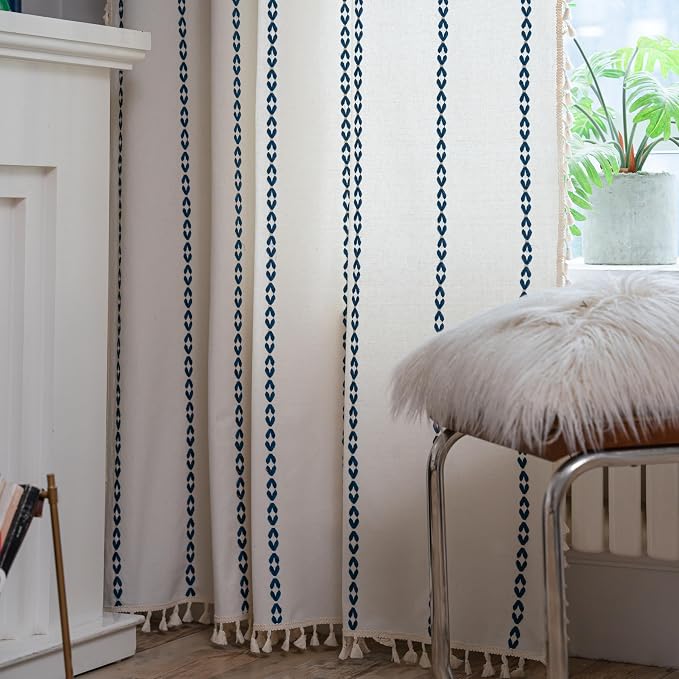 Sutuo Home Boho Kitchen Curtains - Image 8