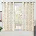 Linen Curtains 54 inch Length 2 Panels by LAMIT