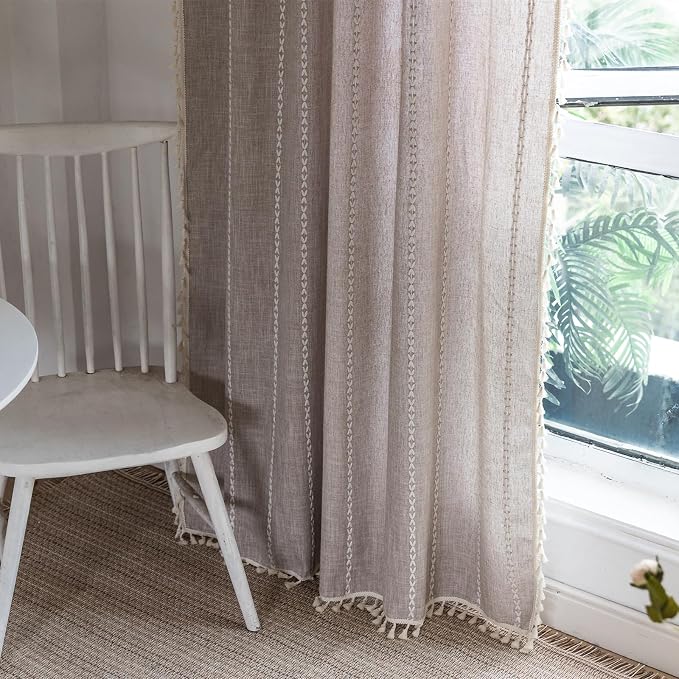 RoomTalks Boho Farmhouse Curtains - Image 3