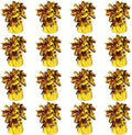 16 Pack Gold Balloon Weights Metallic Holder Anchors Balloon Holder Weights by Unknown